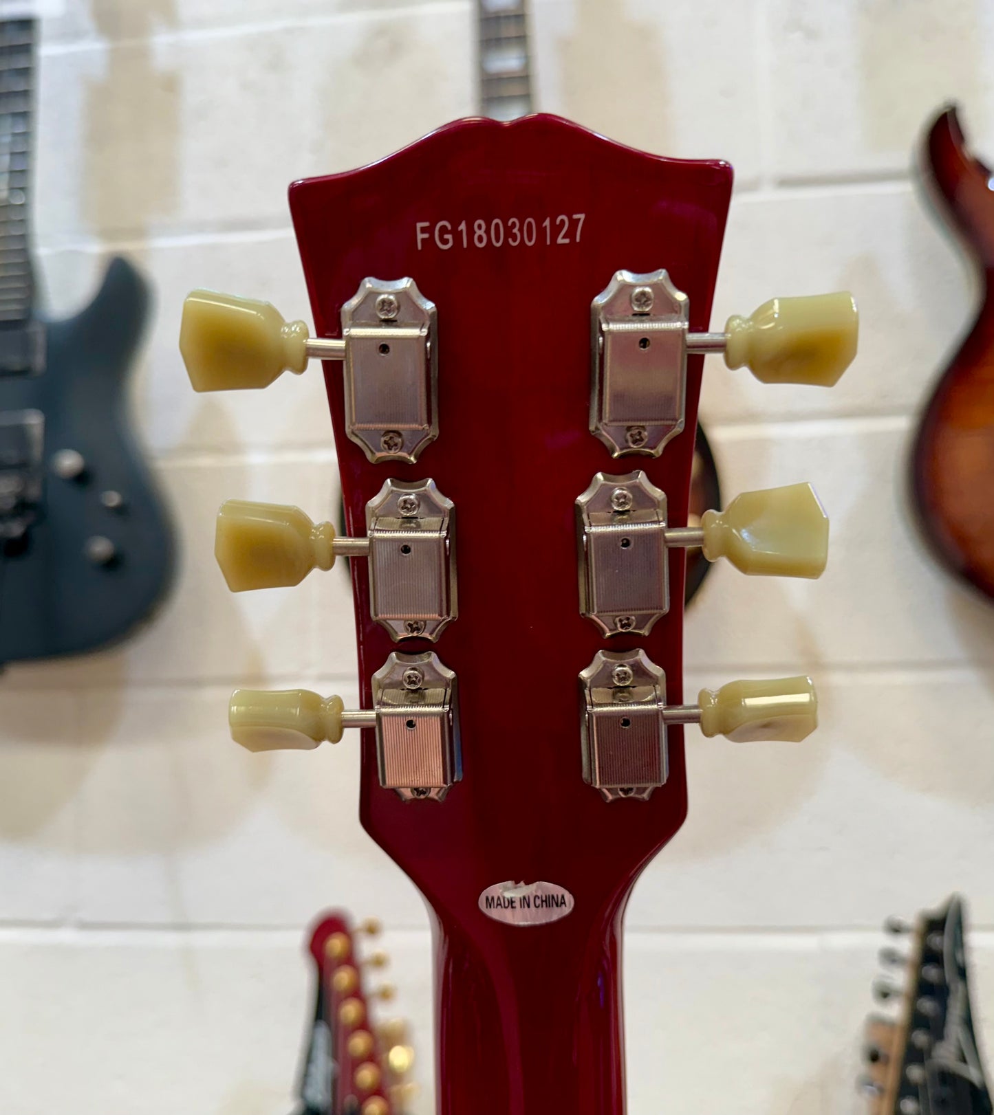 🌟2018🌟 Fernandes Burny Super Grade Les Paul Electric Guitar~ Cherry Sunburst!