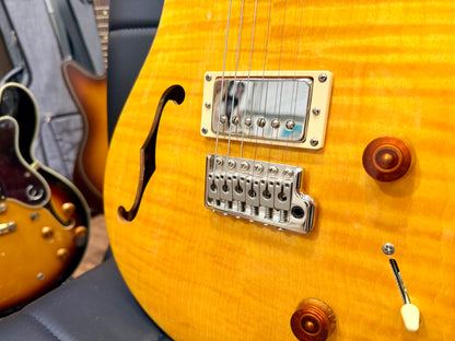 ☀️2023☀️ PRS SE Custom 22 Semi-Hollow in Santana Yellow~ Bare Knuckle Pickups!