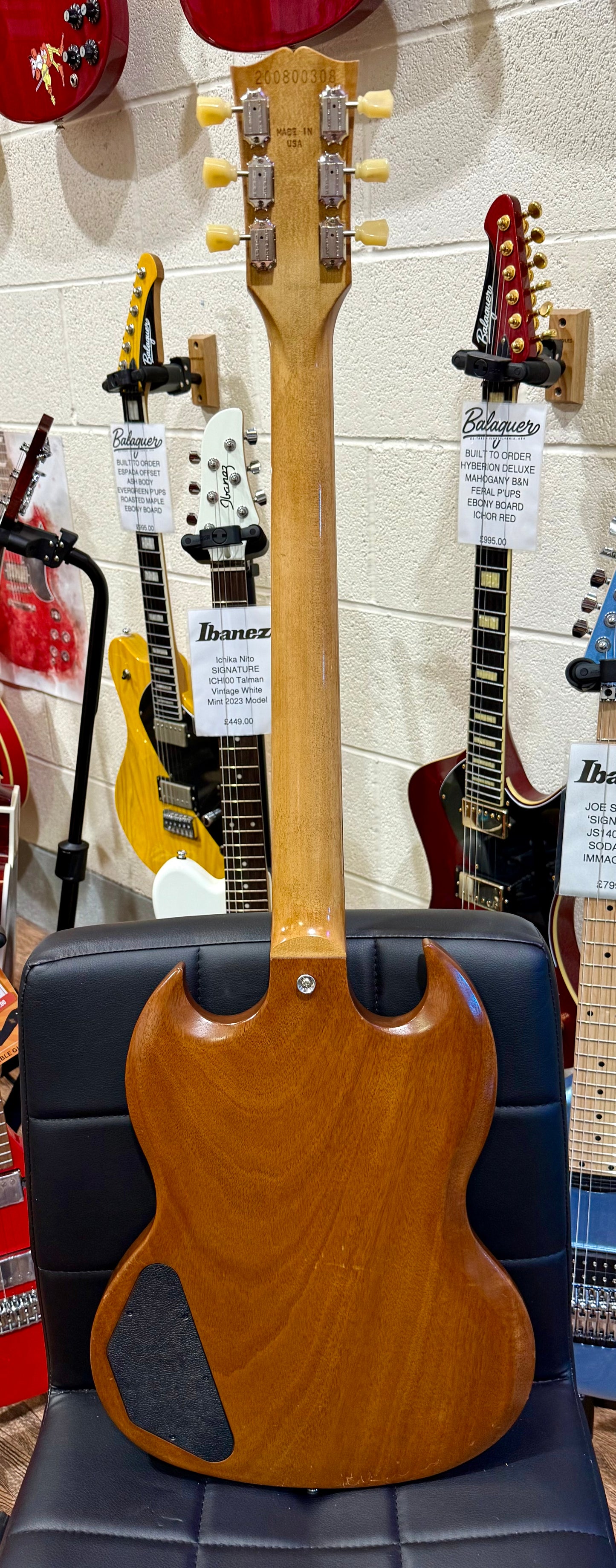 🌟2020🌟 Gibson SG Tribute~ Natural Walnut Finish~ Hiscox Hard Case~ USA Made!