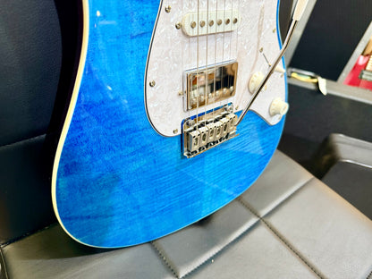 ⚡️NEW⚡️ JET JS-450 Flamed Ocean Blue Electric Guitar~ HSS Flame Top Strat~ 2026!