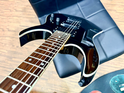 🔥2008🔥 Ibanez RGR321 EX Black Electric Guitar~ Hardtail Super Strat~ Indonesia