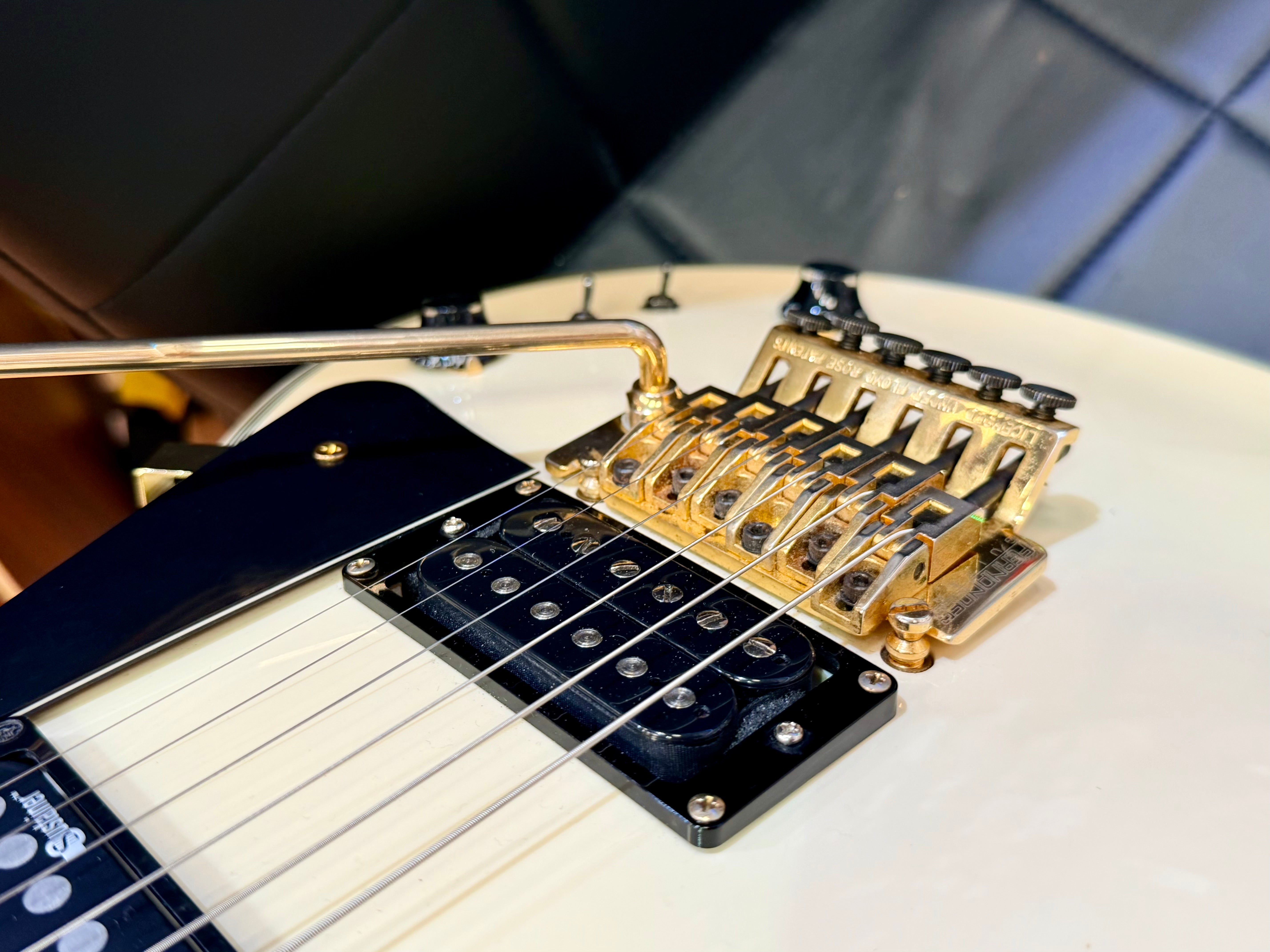 🔥2007🔥 Burny RLC-85S Custom~ Sustainer + Floyd Rose~ Snow White Les Paul!