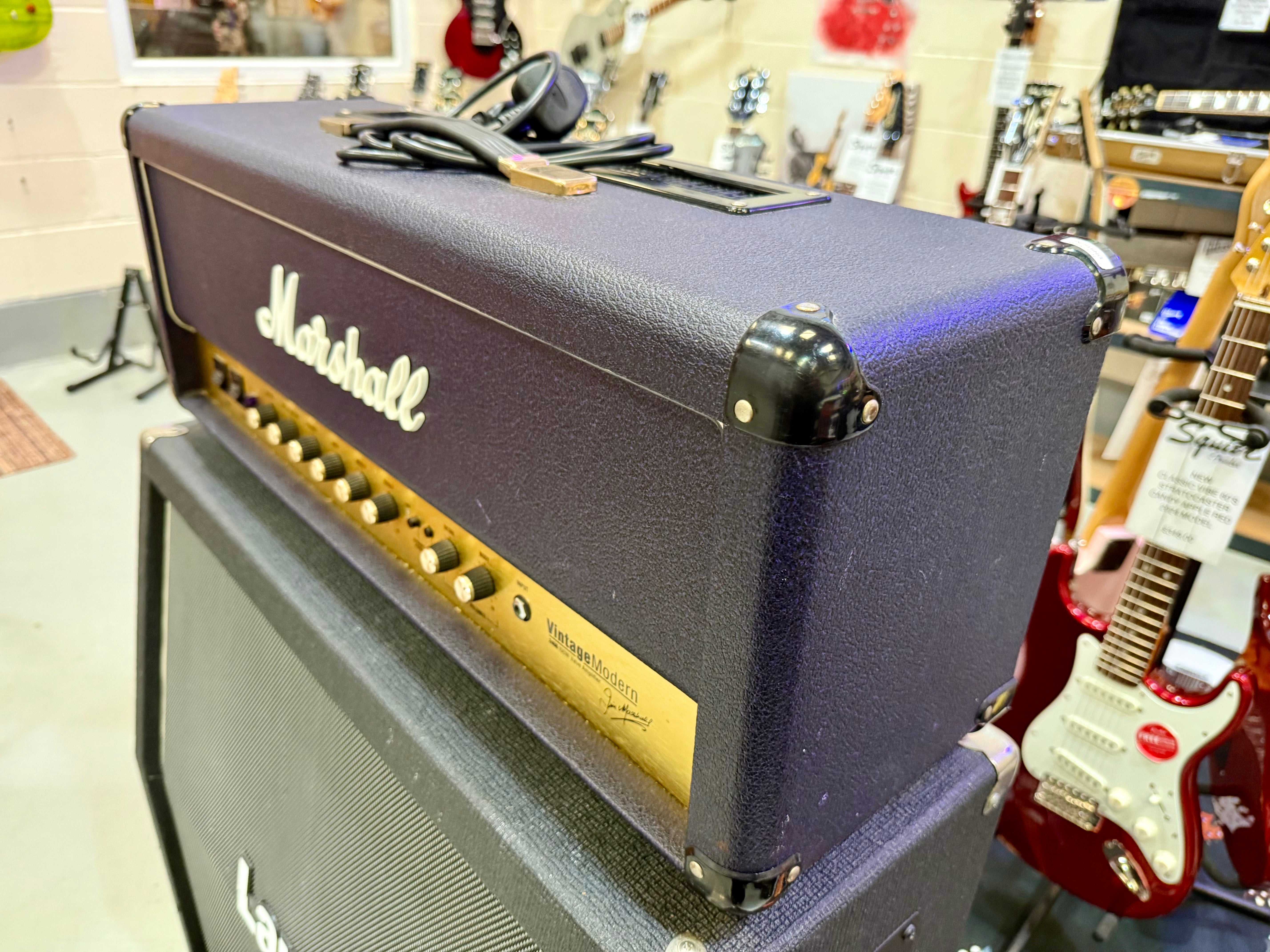 🔥RARE PURPLE🔥 Marshall Vintage Modern 2466 100W Amp Head~Laney 4x12 Celestion