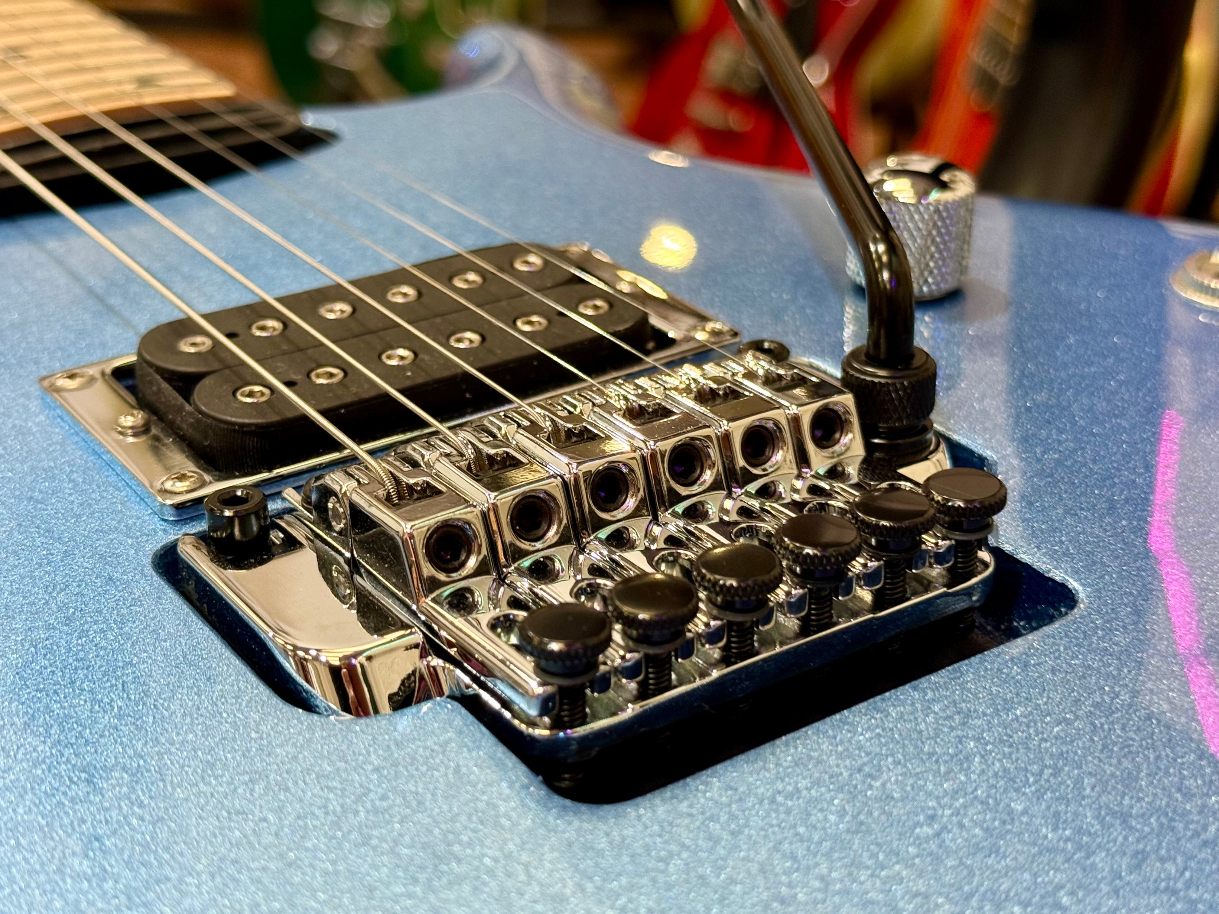 🔥MINT 2022🔥 Ibanez Signature JS140M Joe Satriani Soda Blue~ Edge Zero~ Ex-Demo