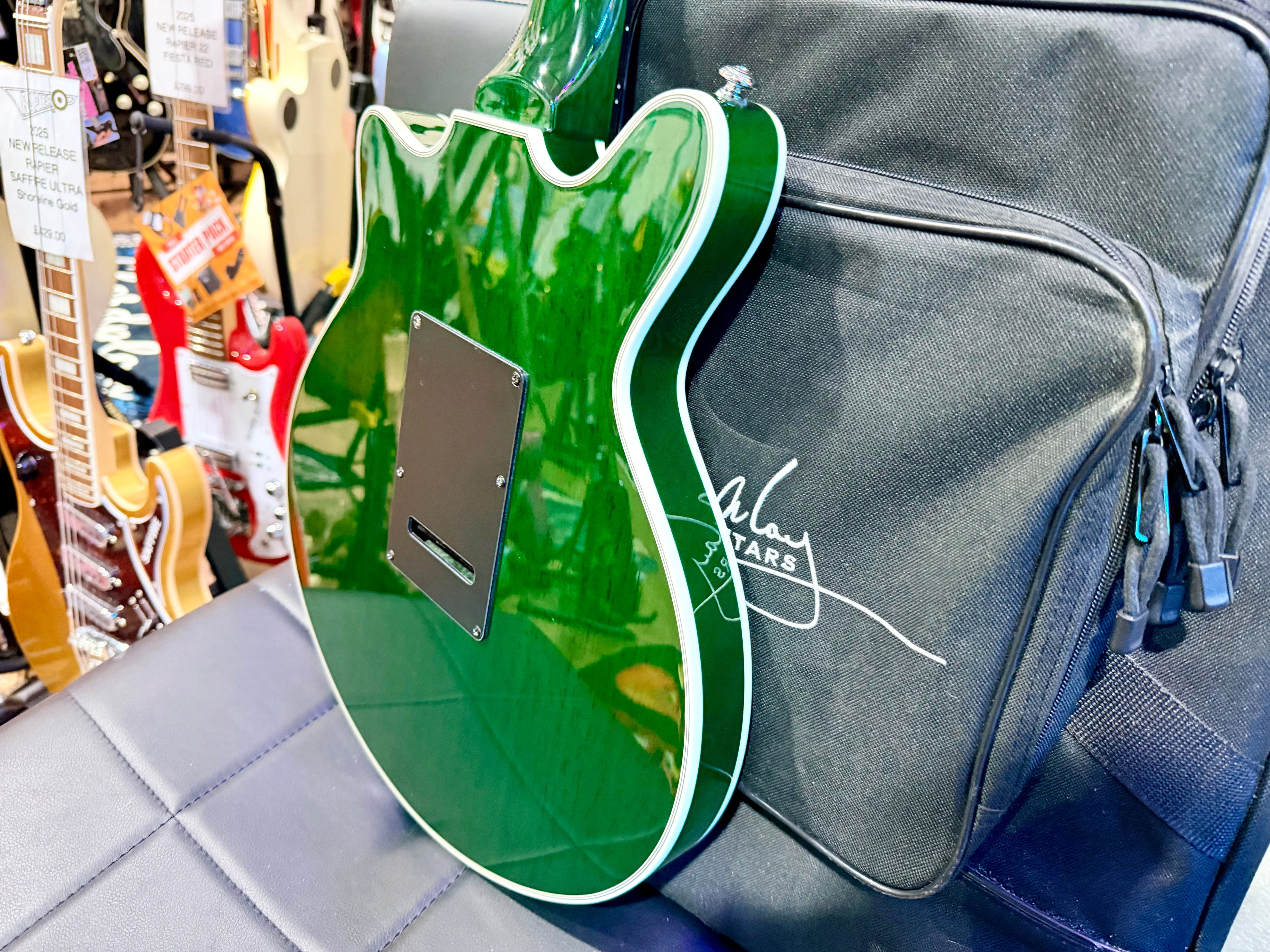 🌟LTD EDITION🌟 Brian May BMG Special Edition~ Emerald Green Model + Gig Bag!