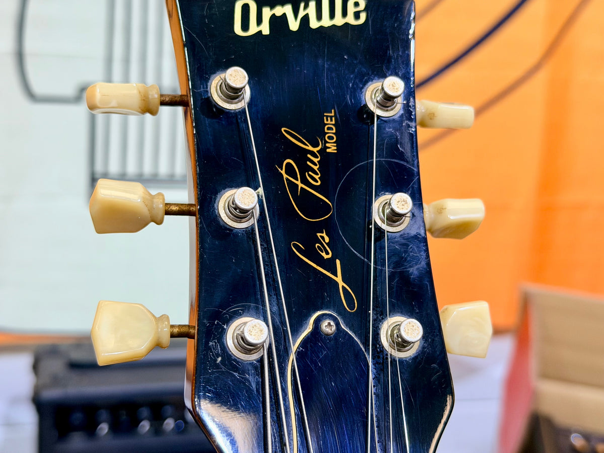 🇯🇵1996🇯🇵 Orville LPS-80F Les Paul Deep Cherry Tiger Top MIJ Japan Import!