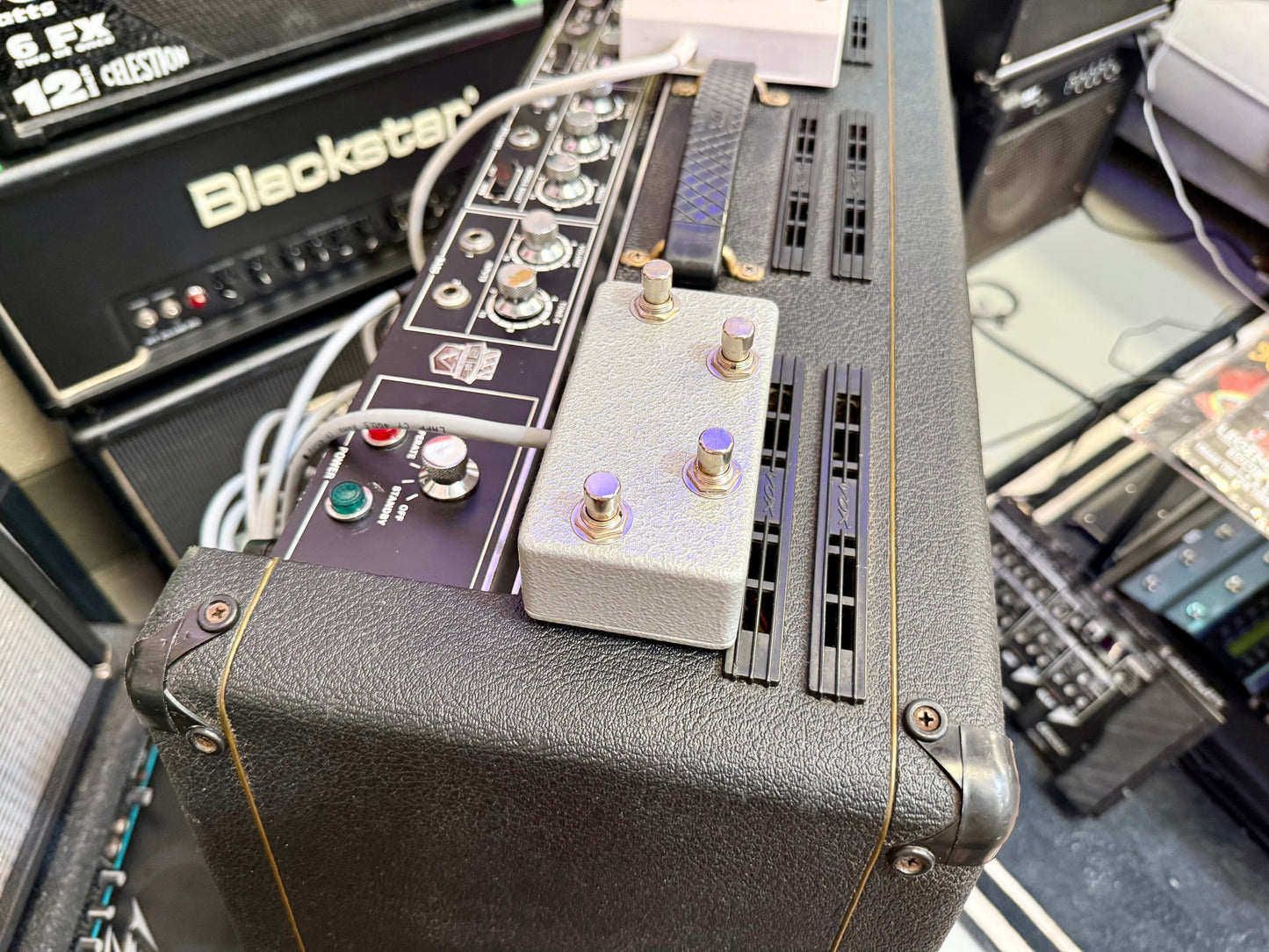 🌟VINTAGE 1966🌟 Vox Buckingham 1121 35w Piggyback Amp Head Amplifier~ Working!