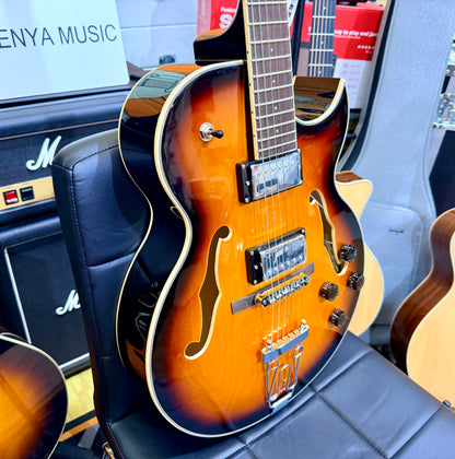 ☀️NEW☀️ Eko Tribute Jazz Semi-Acoustic Hollow Body Guitar Sunburst~ ‘ES-175’