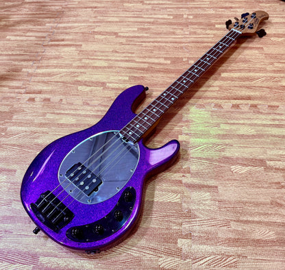✨2024✨ Sterling Music Man StingRay RAY34~ Purple Sparkle~ Electric Bass + Bag!