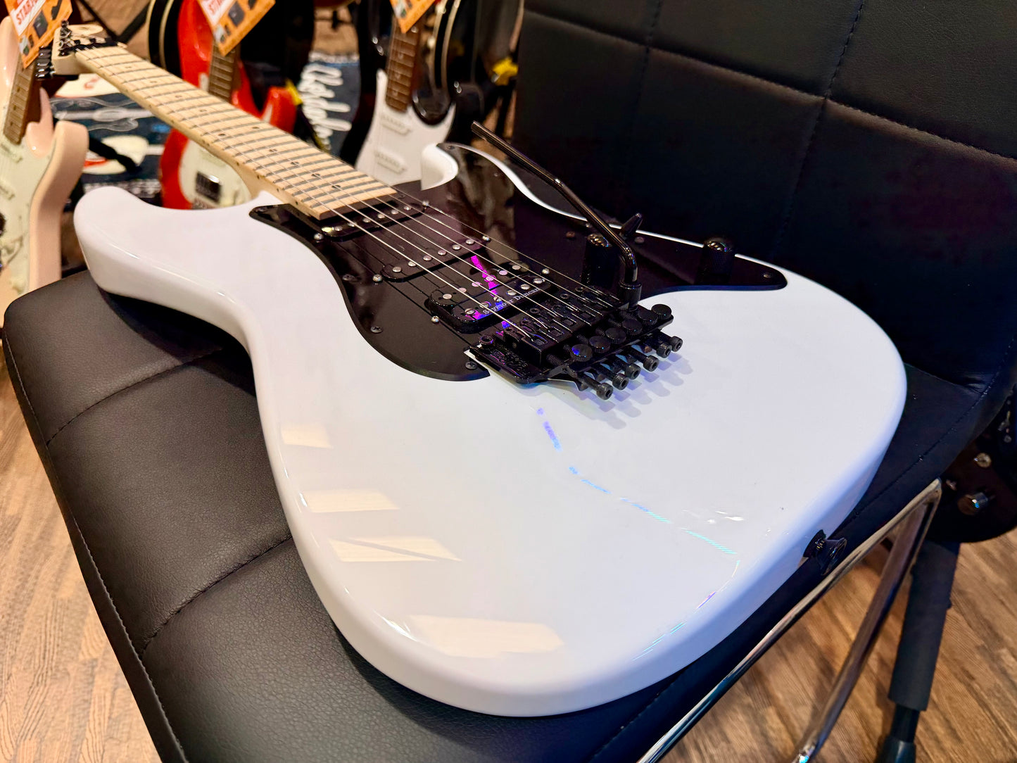 🔥2023🔥 Jackson Adrian Smith SDXM~ Maple~ Snow White~ Iron Maiden Signature!