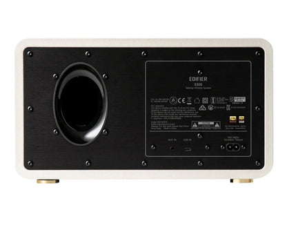 Edifier S300 Tabletop Bluetooth Hi-Res Airplay 2 Speaker - White Ivory