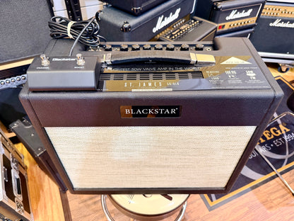 ✨MINT✨ Blackstar St James 50 6L6 1x12 Valve Combo 50w Guitar Amp + Footswitch!