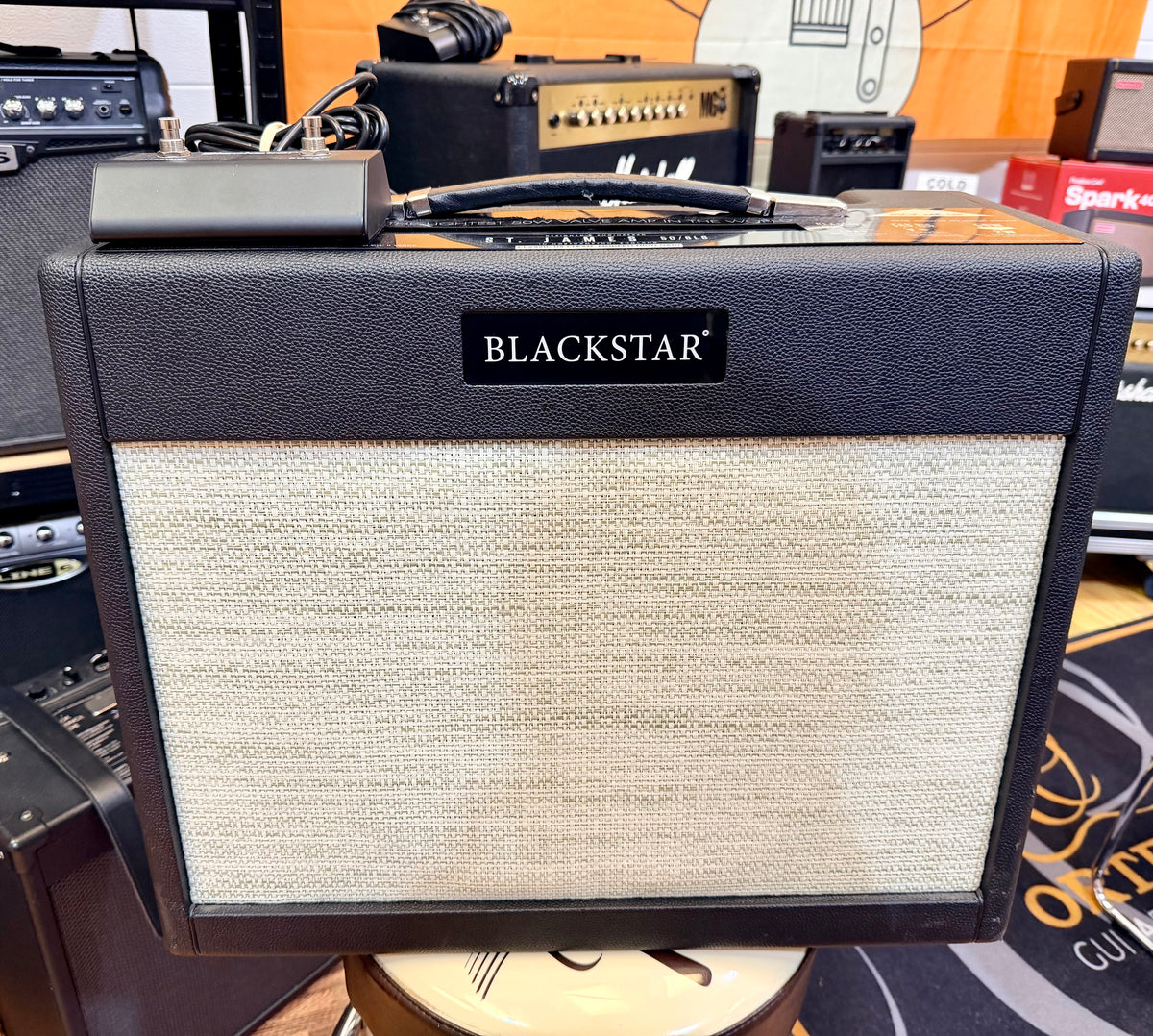 ✨MINT✨ Blackstar St James 50 6L6 1x12 Valve Combo 50w Guitar Amp + Footswitch!