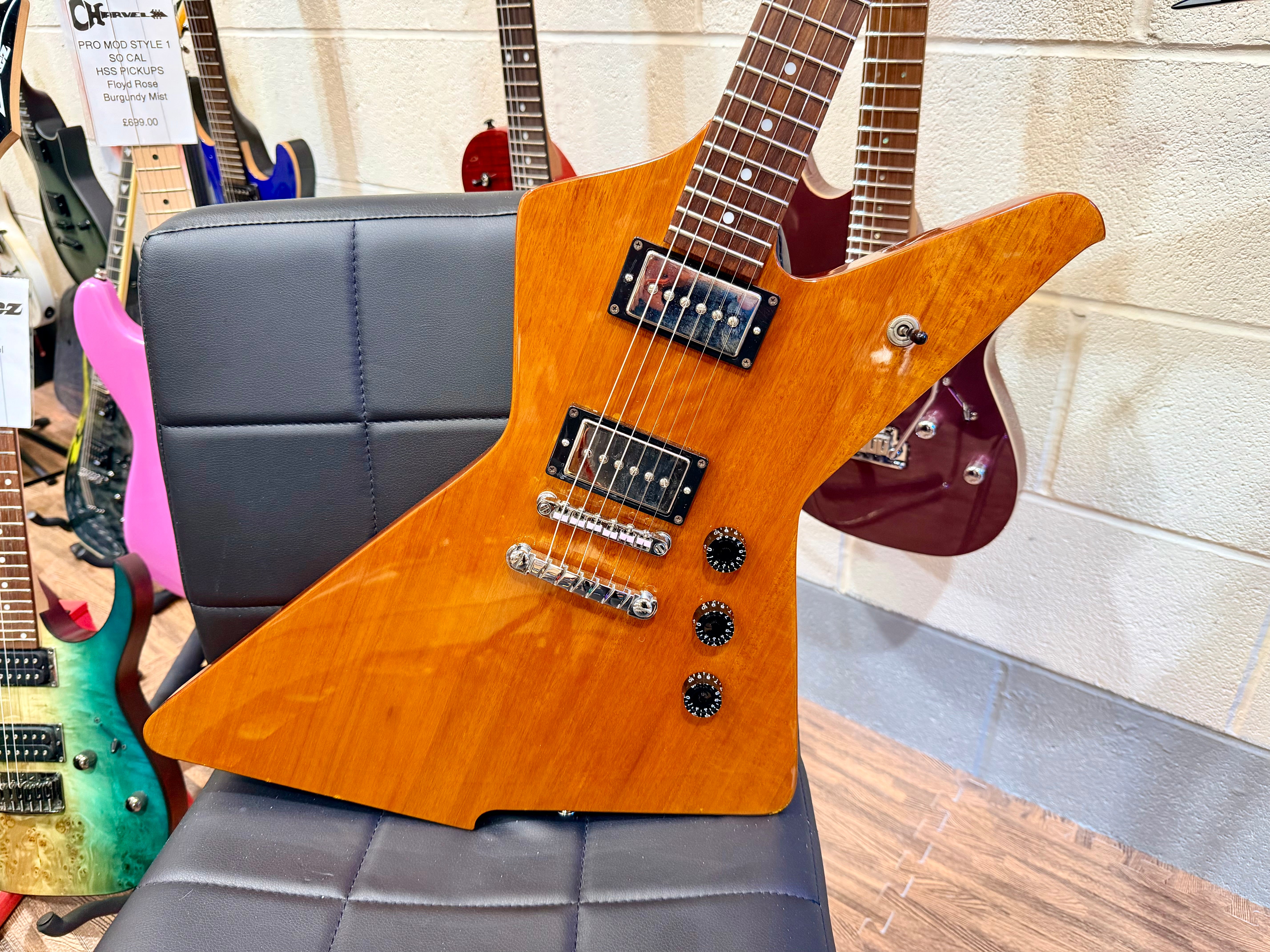 ✨Ultra Rare✨ Ibanez DT200 Destroyer 2005 Korea~ Vintage Amber~ PHAT CAT P90!