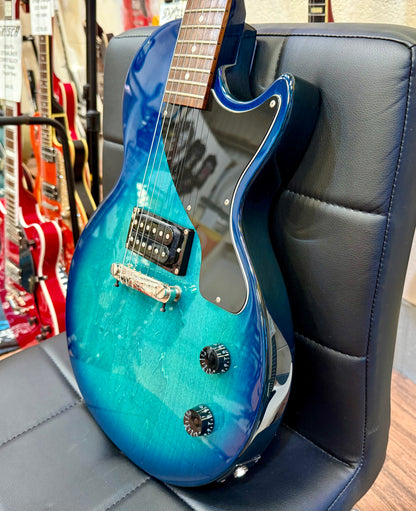 🌟RARE 2010🌟 Epiphone Les Paul Junior Ltd Edition Custom Shop~ Translucent Blue