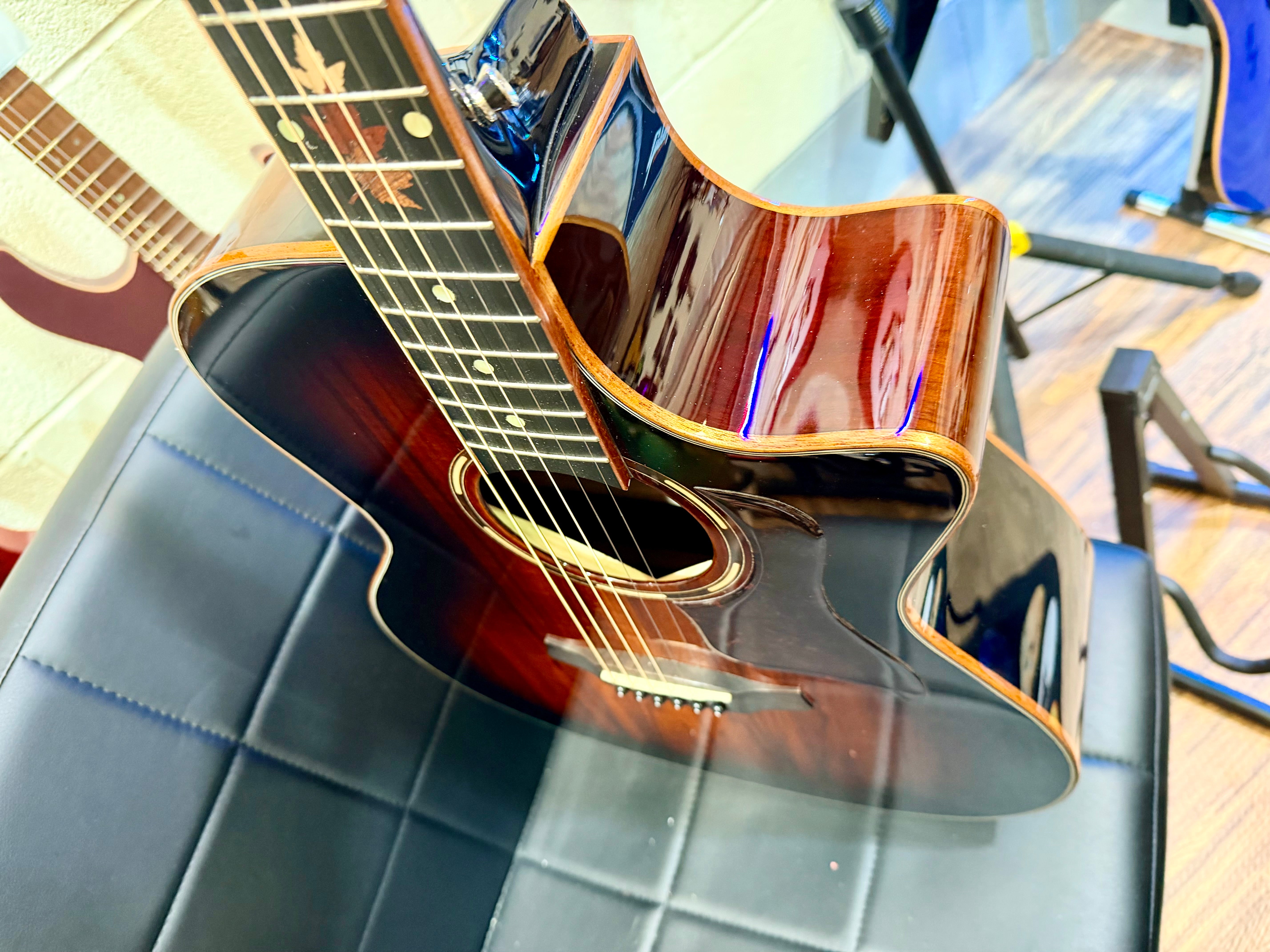 🪵2024🪵 Tanglewood TWX6CEK Winterleaf~ Grand Auditorium Electro ~ Koa Exotic!