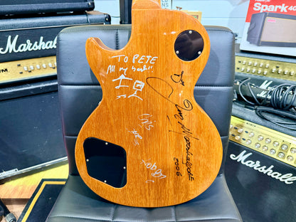 🌟 2005 Gibson USA Les Paul Standard Goldtop Jim Marshall OBE Signed + Case 🌟