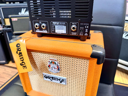 🔥MINI STACK🔥 Orange Micro Dark 20W Valve Guitar Amp Head + PPC108 Cab + Bag!