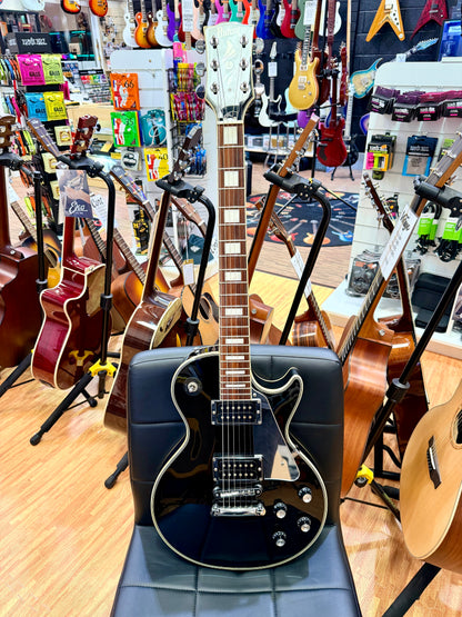 🔥2008🔥 Burny RLC-50JS John Sykes Les Paul Custom~ Black~ Japan Market Import!
