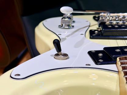 ✨MINT✨ Eastwood Sidejack Pro DLX~ Vintage White 2017 Electric Guitar Mosrite!