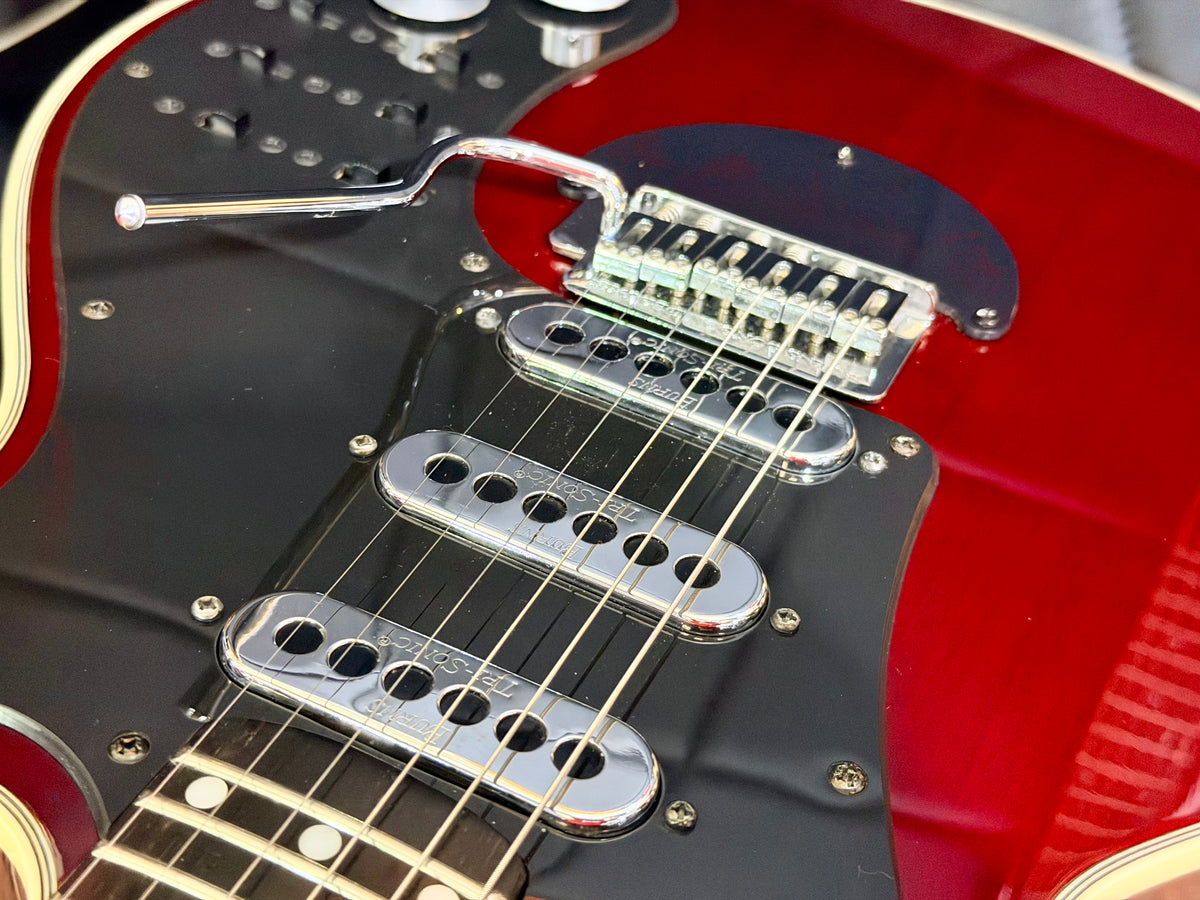 ⚡️2003⚡️ Burns London Brian May Signature Red Special~ Cherry Red Korean Made!