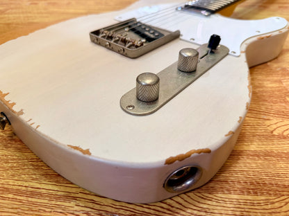🔥 Vintage V62 ICON Distressed Ash Blonde Telecaster Style Wilkinson Pickups 🔥