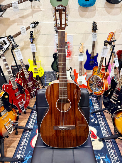 🌟MINT🌟 Rathbone R6M Solid Mahogany Top~ No 6 Series Acoustic Parlour Guitar!