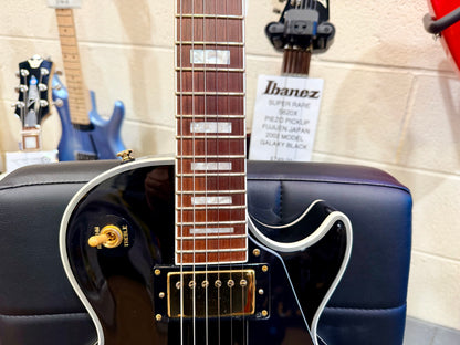 🔥MINT 2023🔥 Tokai UALC62 BB~ Les Paul Custom Style~ Gloss Black/Gold Hardware!