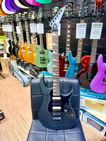 🔥B-STOCK🔥 Vintage VMX Series Raider Electric Guitar~ Satin Black Ltd Edition!