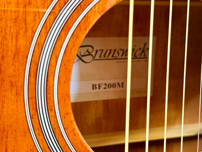 ✨NEW✨ Brunswick BF200M Mahogany Folk Acoustic Guitar~ Natural Gloss!