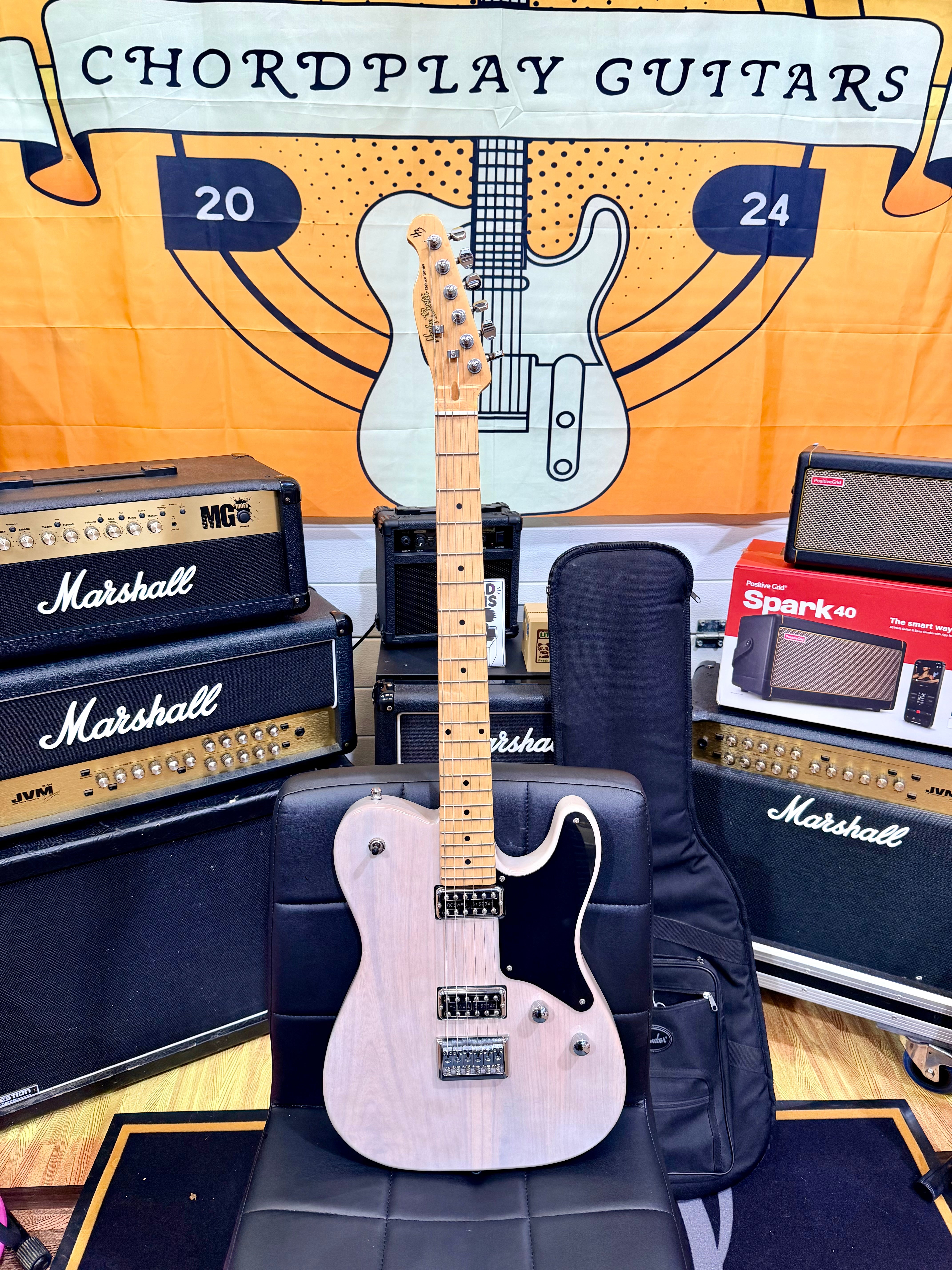 ✨ Harley Benton TE-90FLT VW Deluxe Series Vintage White~ Tele ‘Cabronita’ ✨