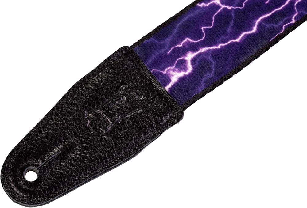 Levy's MP-18 2" Polyester Guitar Strap- Lightning