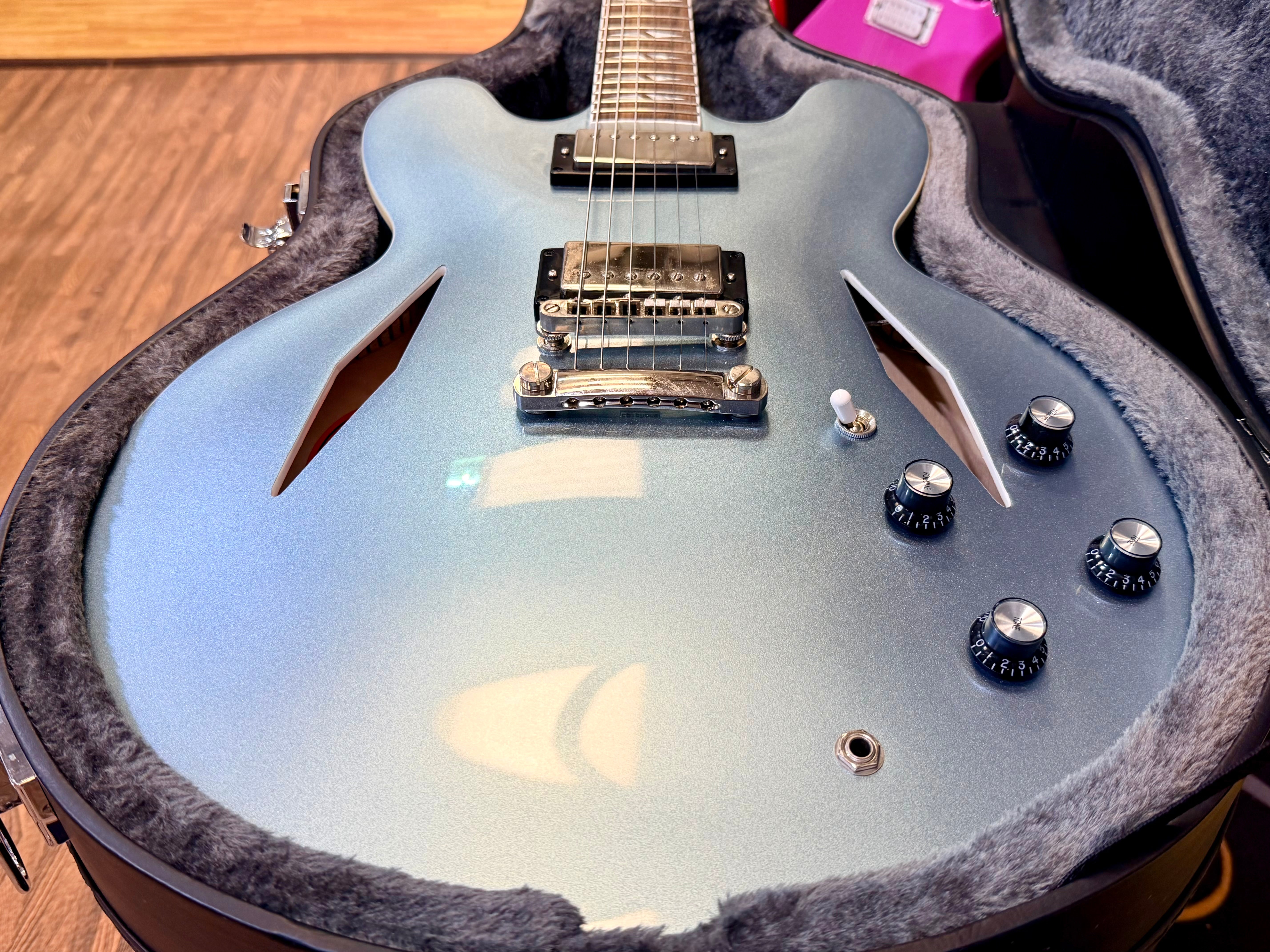⚡️2024⚡️ Epiphone Artist Dave Grohl DG-335~ By Gibson Custom~ Pelham Blue!