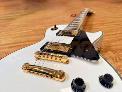 ✨2013✨ Burny SRLC-55 Les Paul Custom~ Alpine White~ Japanese Domestic Import!