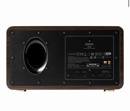 Edifier S300 Tabletop Bluetooth Hi-Res Airplay 2 Speaker - Black Walnut