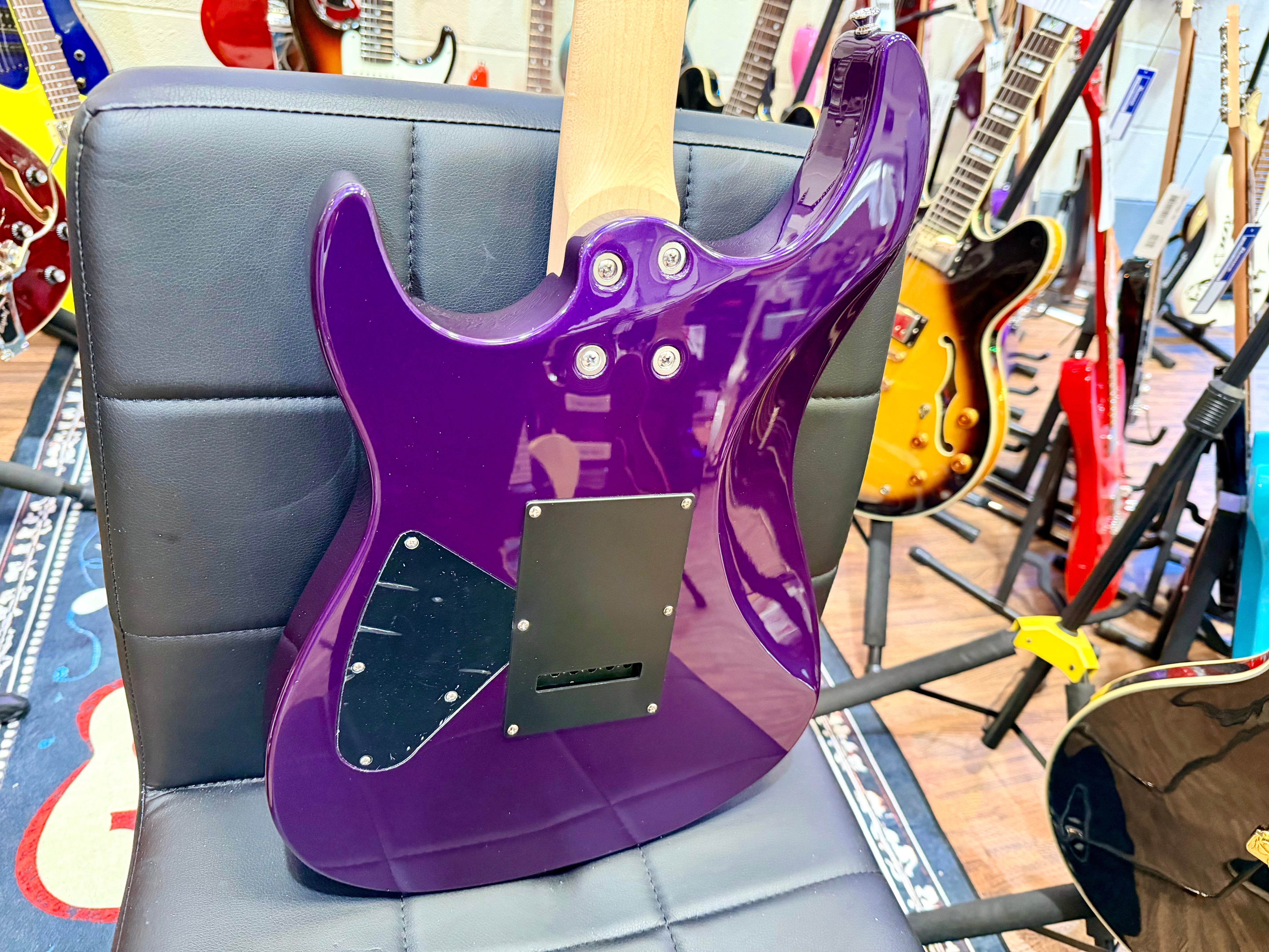 💜 EX-DEMO 💜 Vintage V6M24 ReIssued Series Electric Guitar ~ Pasadena Purple!