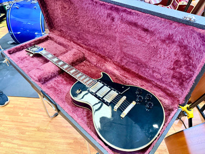 🇯🇵 RARE 🇯🇵 1970s Antoria Les Paul Custom~ Black Beauty 3 Pickup MIJ Japan!