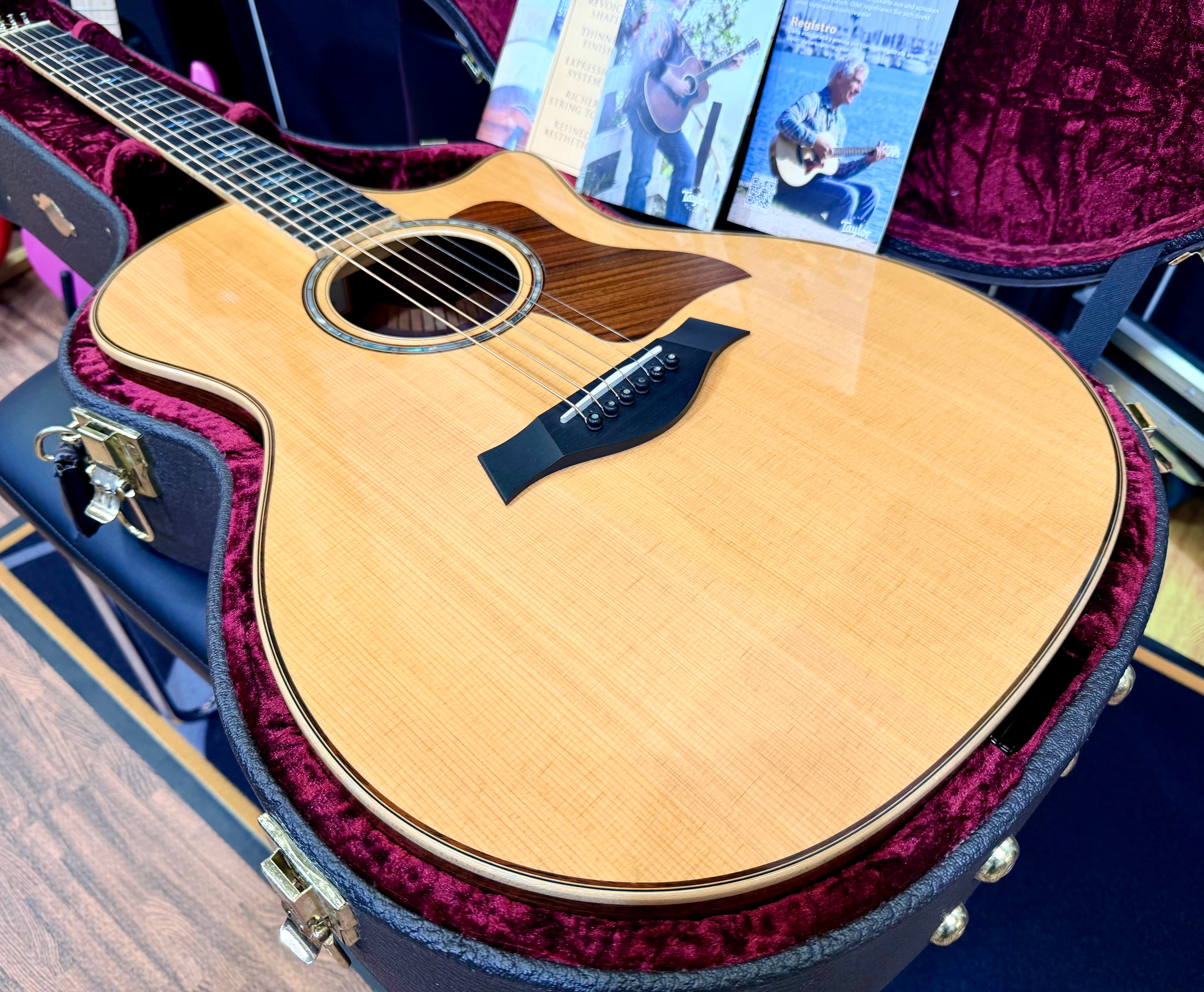 ✨2015✨ Taylor 814ce Grand Auditorium Electro Acoustic Guitar~ USA Natural + OHSC