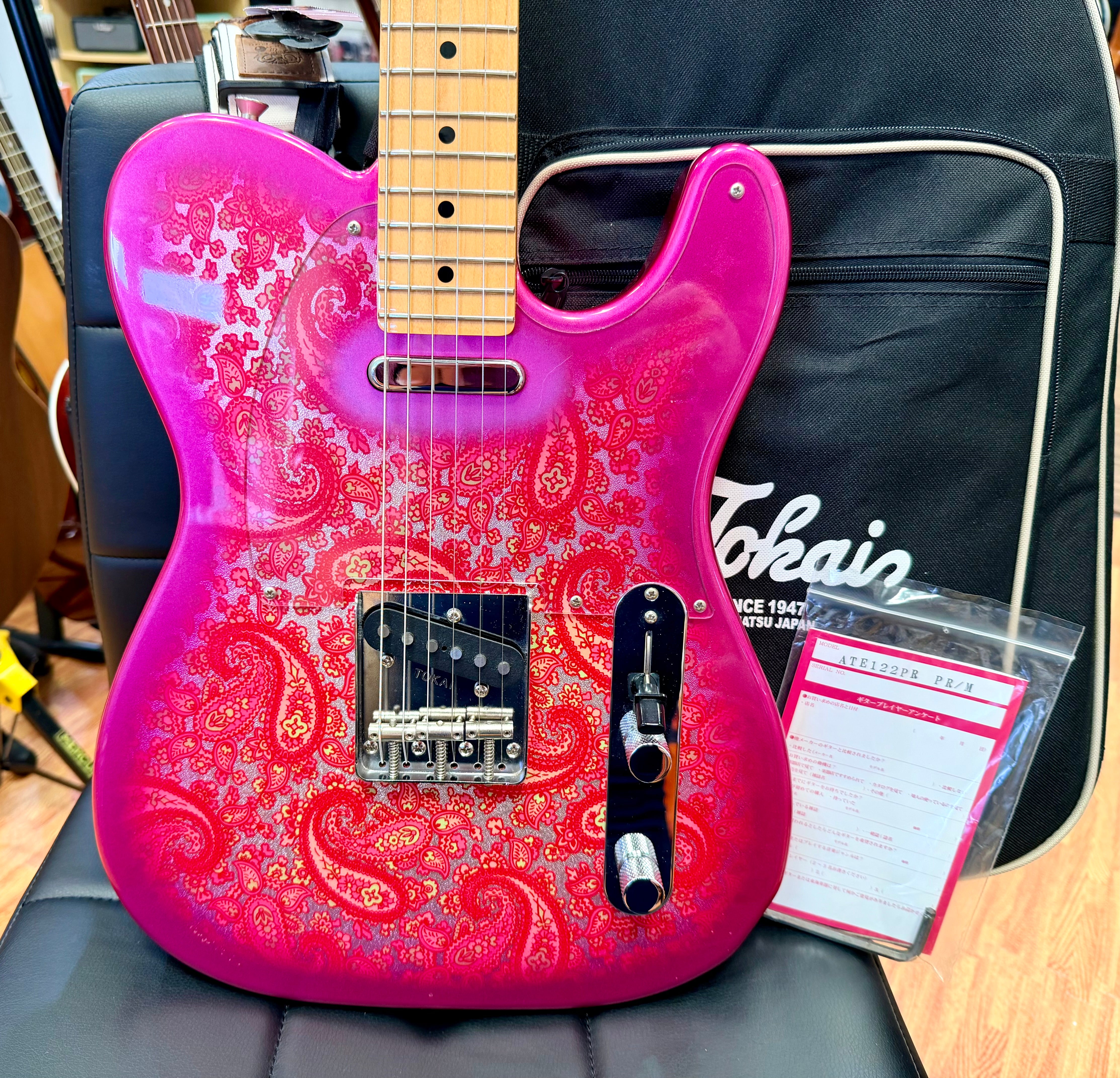 🇯🇵 Tokai ATE122PR Pink Paisley Telecaster Breezysound~ 2019 Japan MIJ 🇯🇵