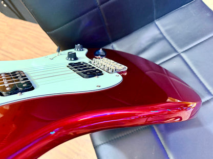 🔥RARE🔥 Vintage V6 ReIssued HH Electric Guitar Candy Apple Red Wilkinson Strat!