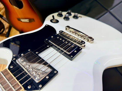 🔥2023🔥 Burny RSG-60 ’63 Alpine White SG Electric Guitar~ Near Mint~ Fernandes!