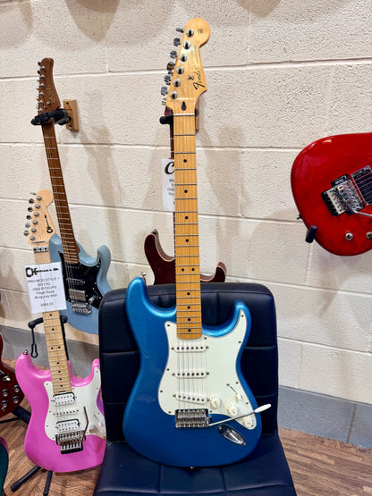 🌟2017🌟 Fender Standard Stratocaster~ Mexican MIM Strat~ Tidepool Blue Guitar!