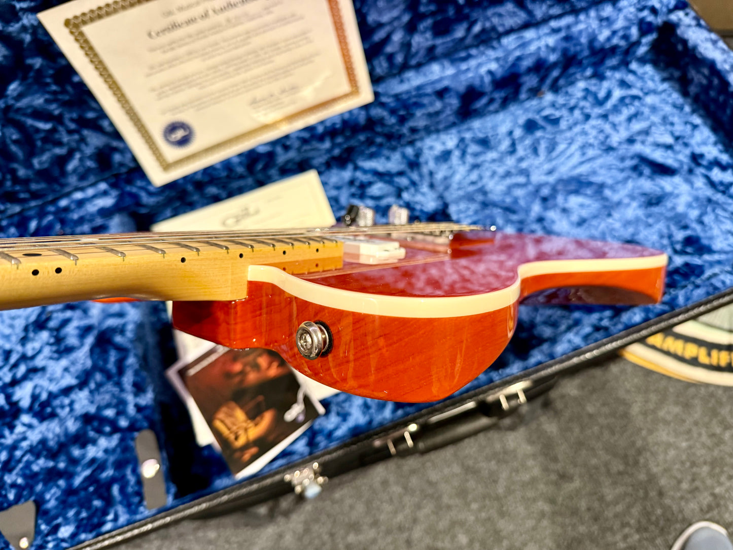 🌟FULLERTON USA🌟 G&L Asat Classic Custom~ Leo Fender~ Ltd Edition Orange~ COA!