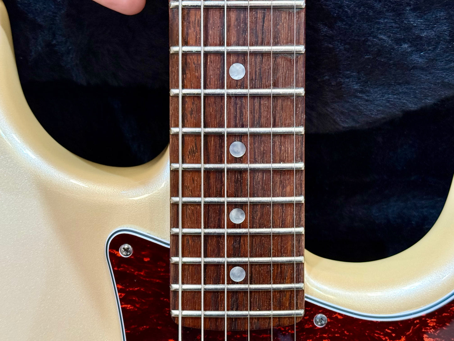 🌟2010🌟 Fender American Deluxe Stratocaster~ Olympic Pearl~ Noiseless~ Gilmour!
