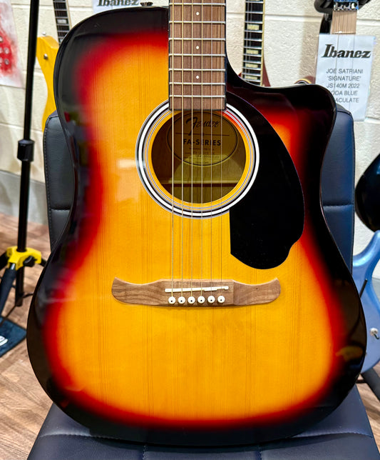 🔥EX DEMO🔥 Fender FA-125CE Dreadnought Electro-Acoustic Guitar~ Sunburst!