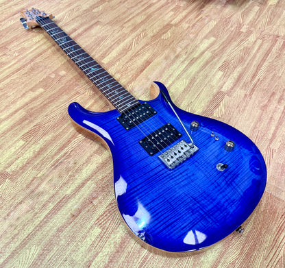 ✨ PRS 35th Anniversary SE Custom 24-08 Electric Guitar in Faded Blue Burst ✨