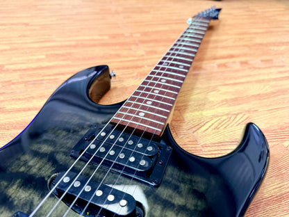 🔥 Ibanez GRX70QA-TKS Transparent Black Burst~ Electric Guitar~2021 Model 🔥