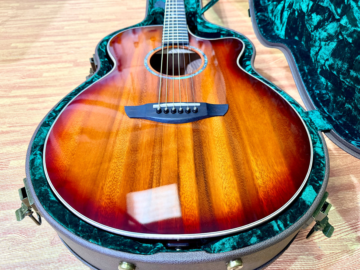 Faith Blood Moon Venus FVBMB All-Solid Trembesi Electro-Acoustic Guitar + Case