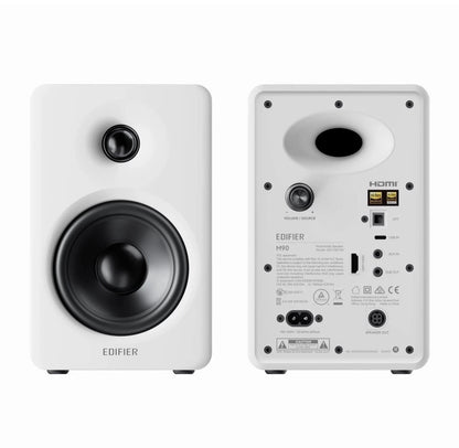 Edifier M90 HiRes White Active 100 RMS Multimedia Speakers/Monitors with Sub Out