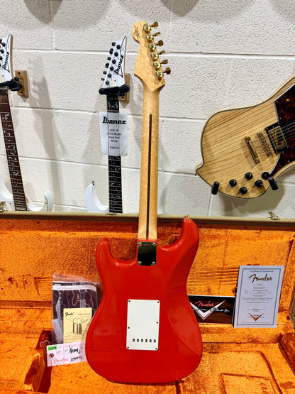 🌟2007🌟 Fender USA Custom Shop 1956 NOS Stratocaster Fiesta Red & Gold~ Maple!